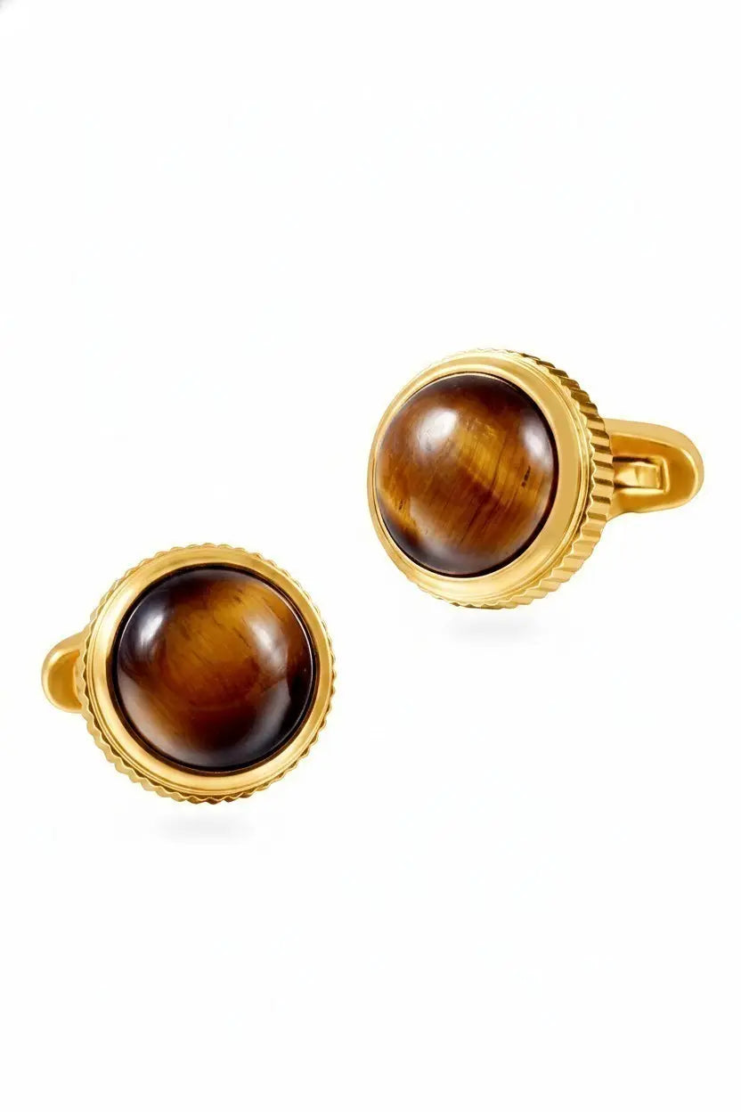 Atlas Tiger Eye Cufflinks
