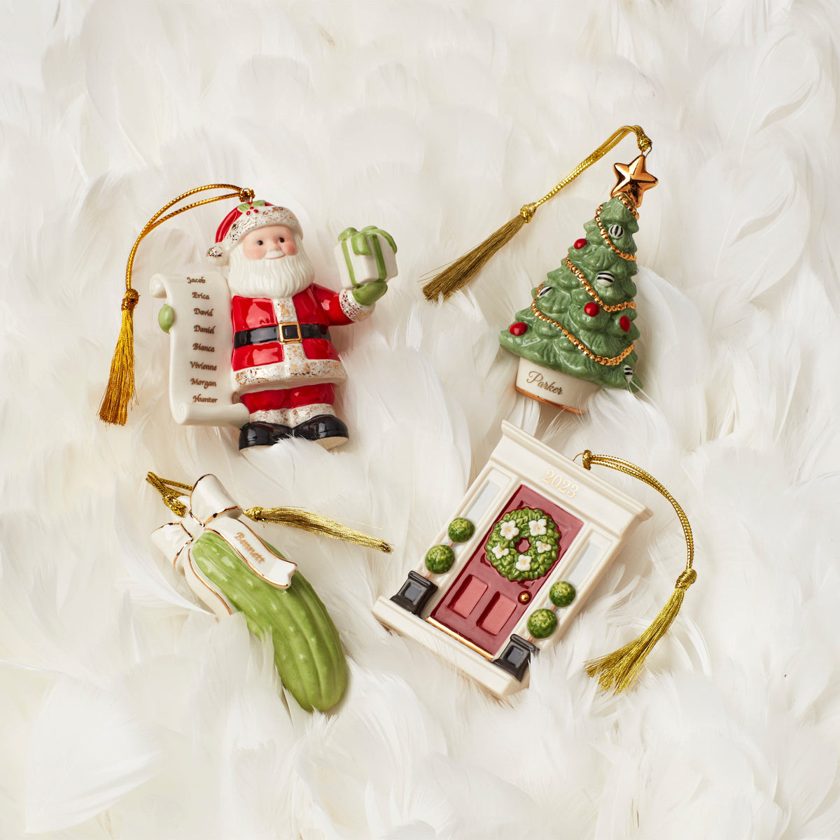 Personalized Naughty & Nice Ornament