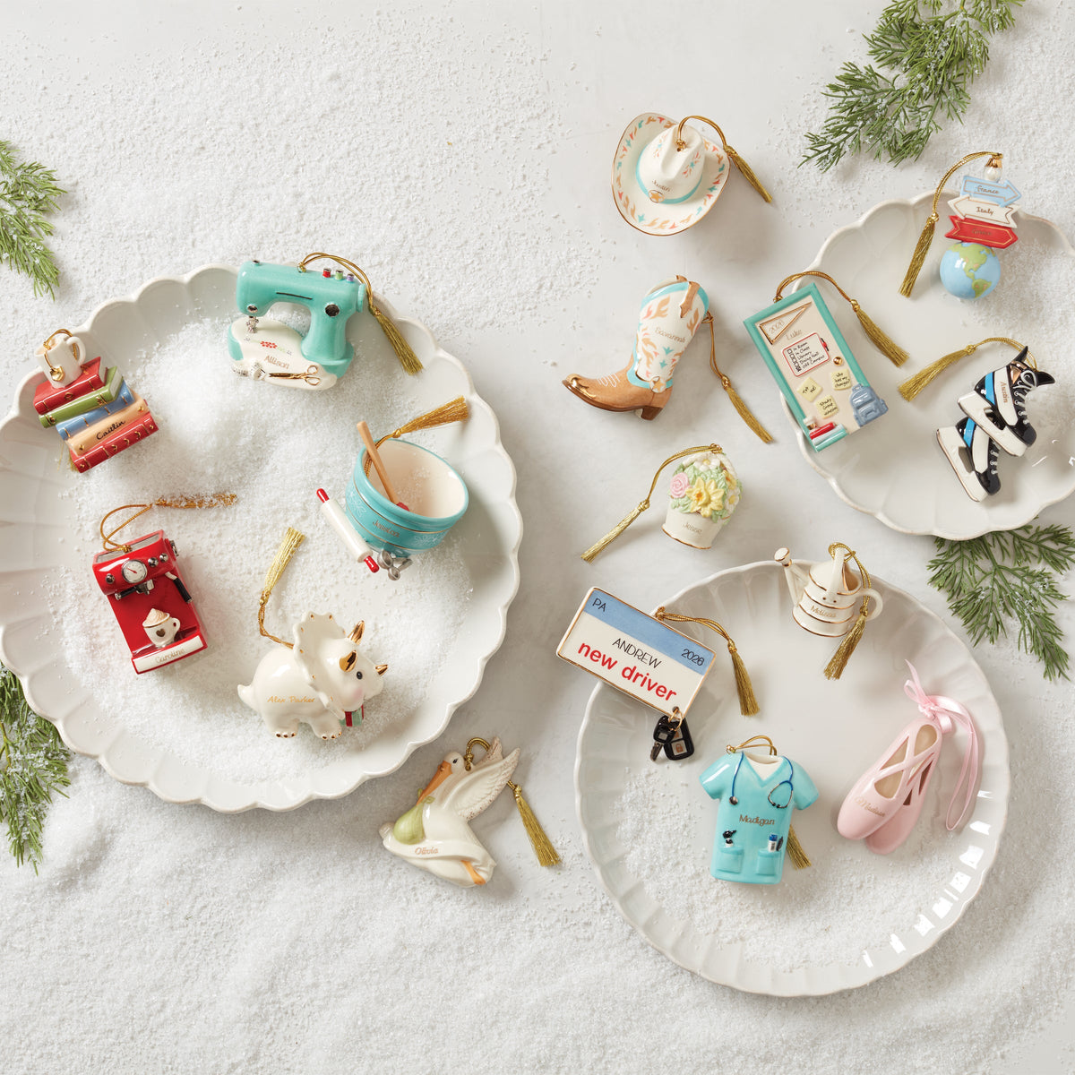Personalized Travel Ornament