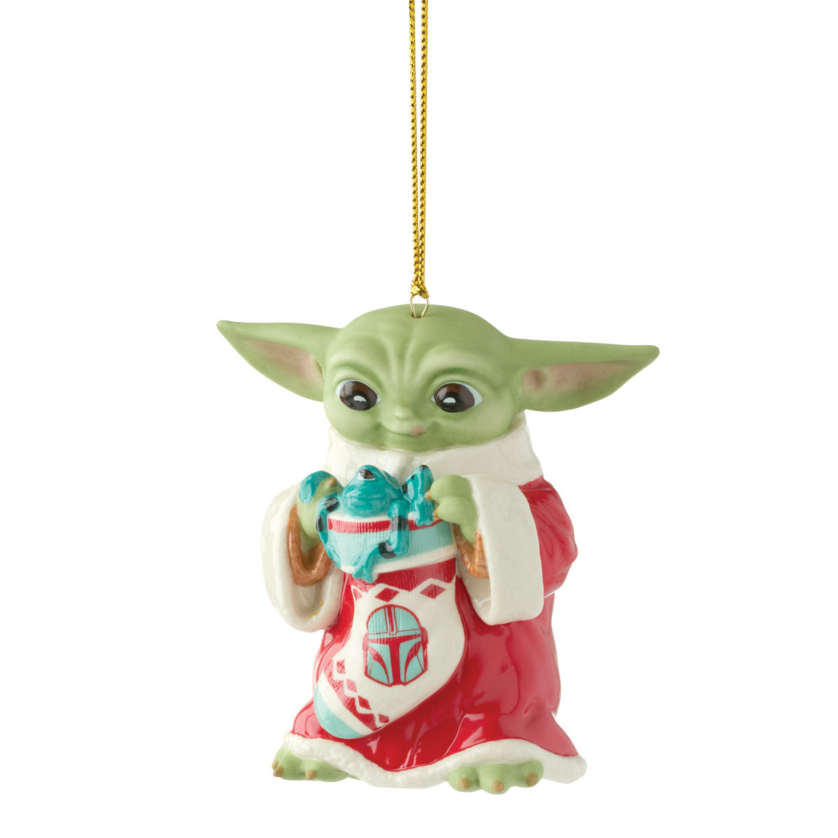 Holiday Grogu with Stocking Ornament