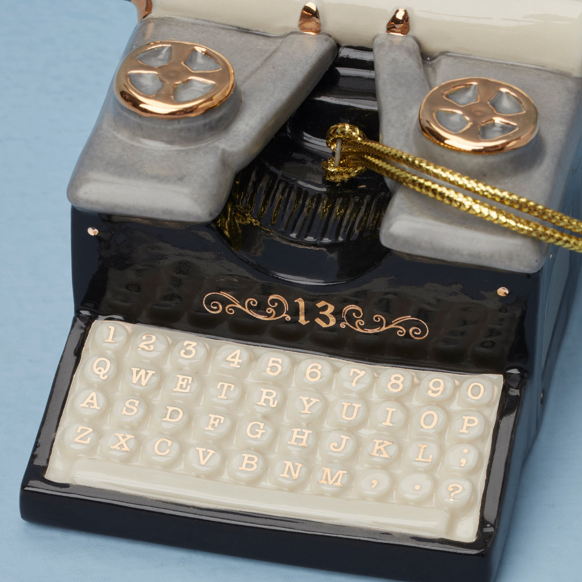 Personalized Typewriter Ornament