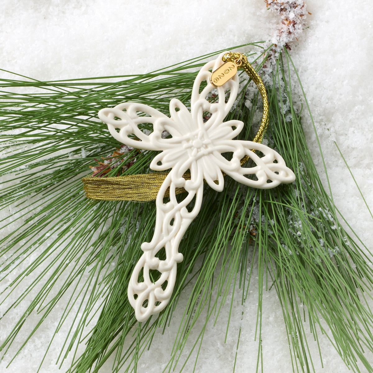 2026 Snow Fantasies Cross Ornament