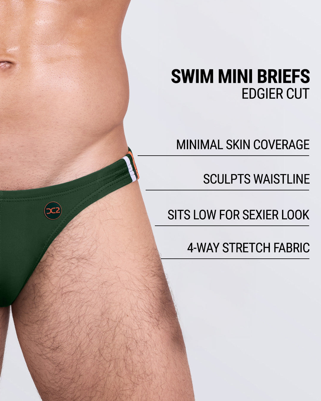 BRAVE GREEN - Swim Mini Brief | DC2