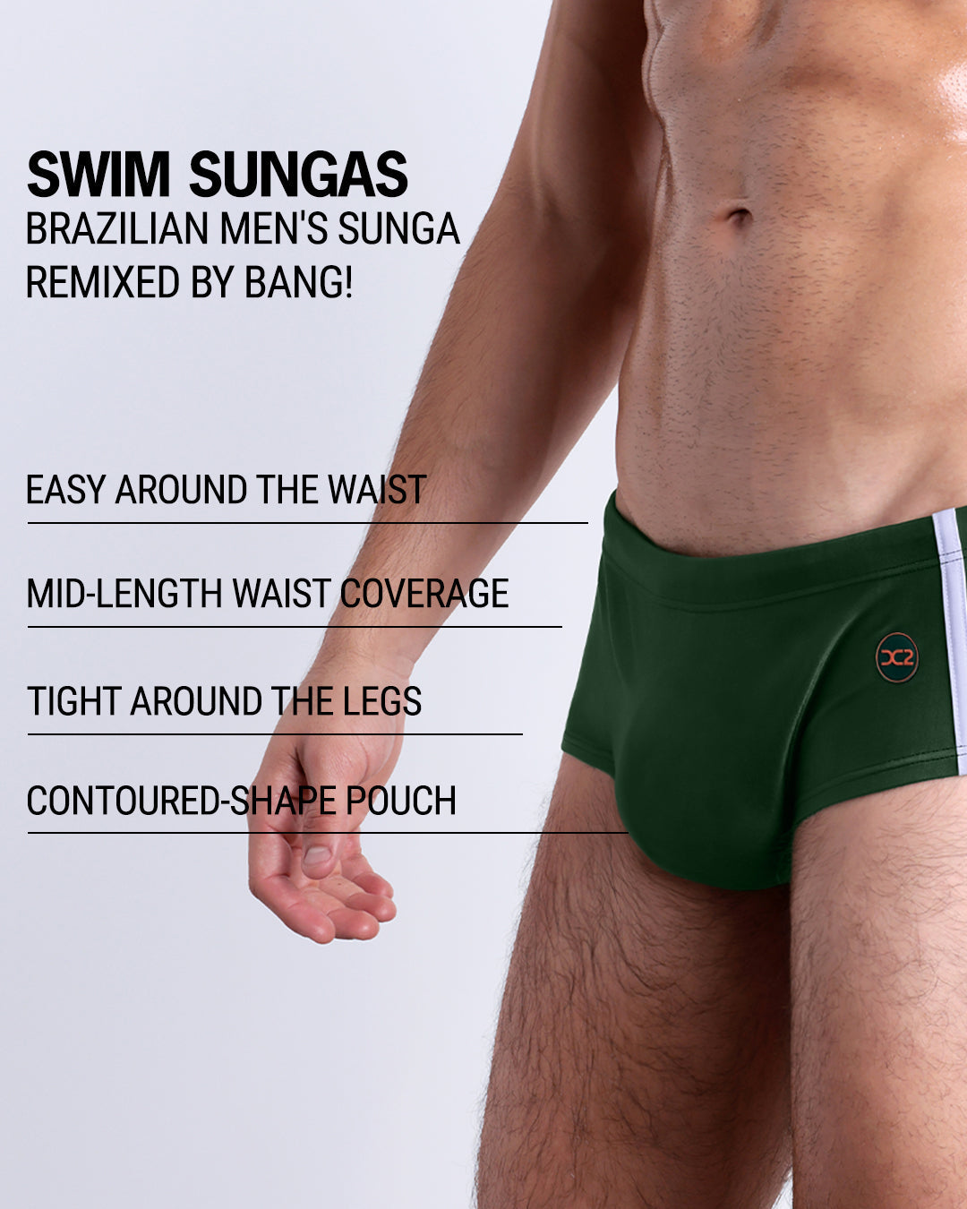 BRAVE GREEN - Swim Sunga | DC2