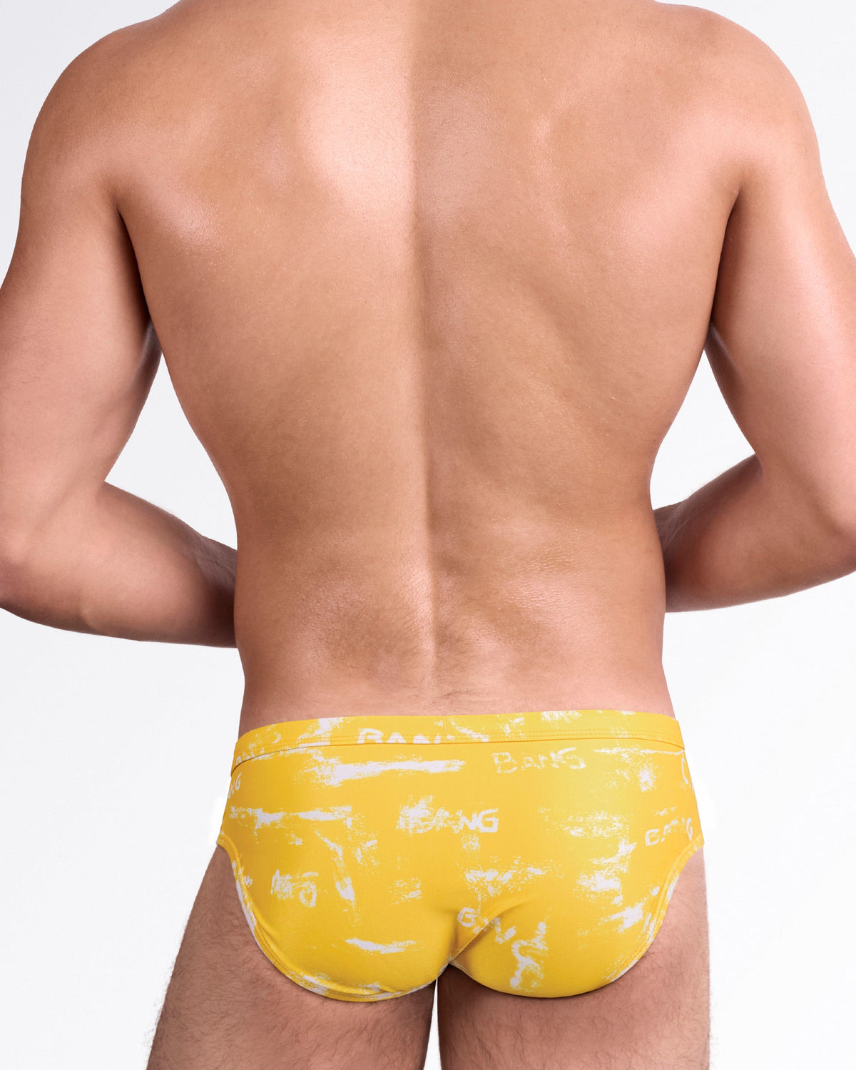 BRUSH RUSH (YELLOW) - Swim Brief