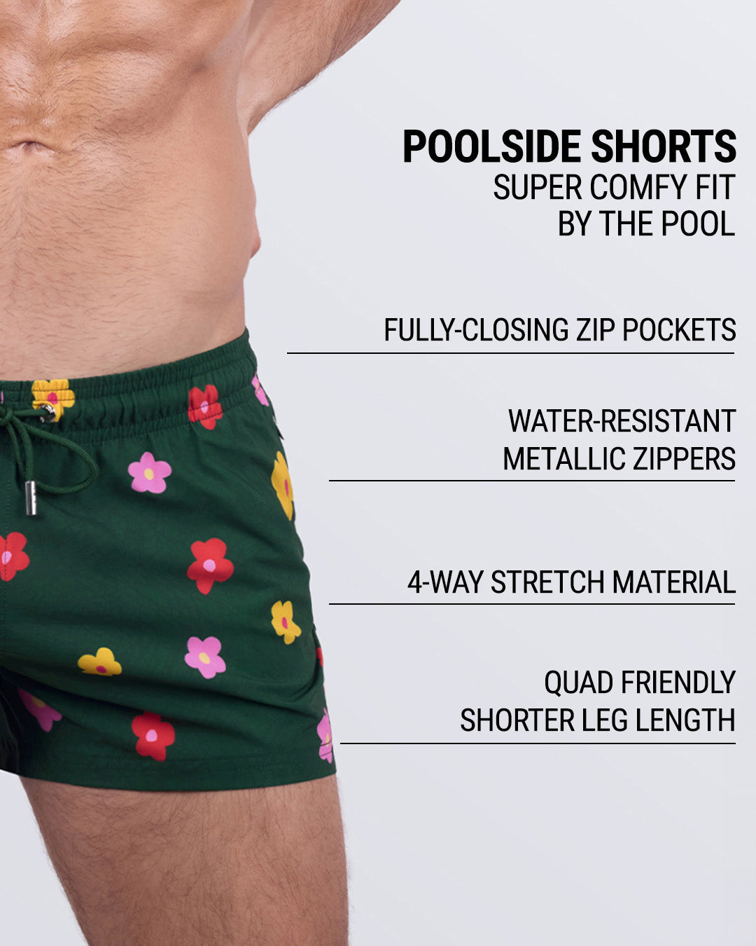 BUY MYSELF FLOWERS - Poolside Shorts | DC2