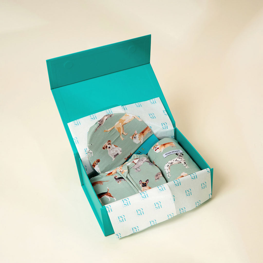 Posh Puppies Premium 3-Piece Gift Set with Box