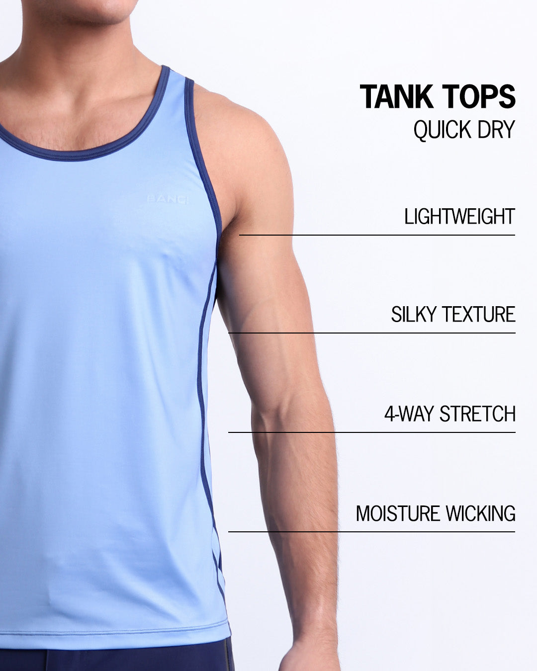 CASINO ROYALE (BLUE) - Tank Top
