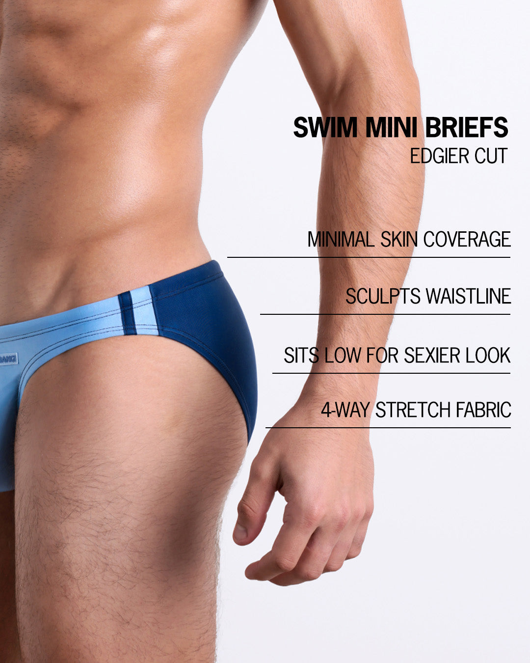 CASINO ROYALE (BLUE) - Swim Mini Brief