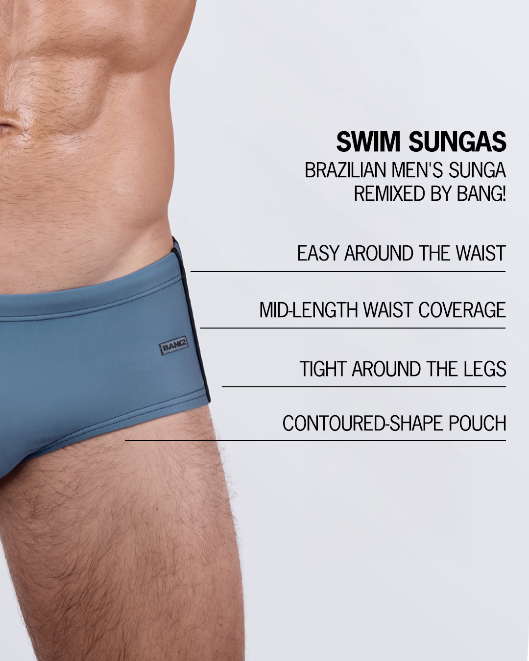 CASINO ROYALE (GREY) - Swim Sunga