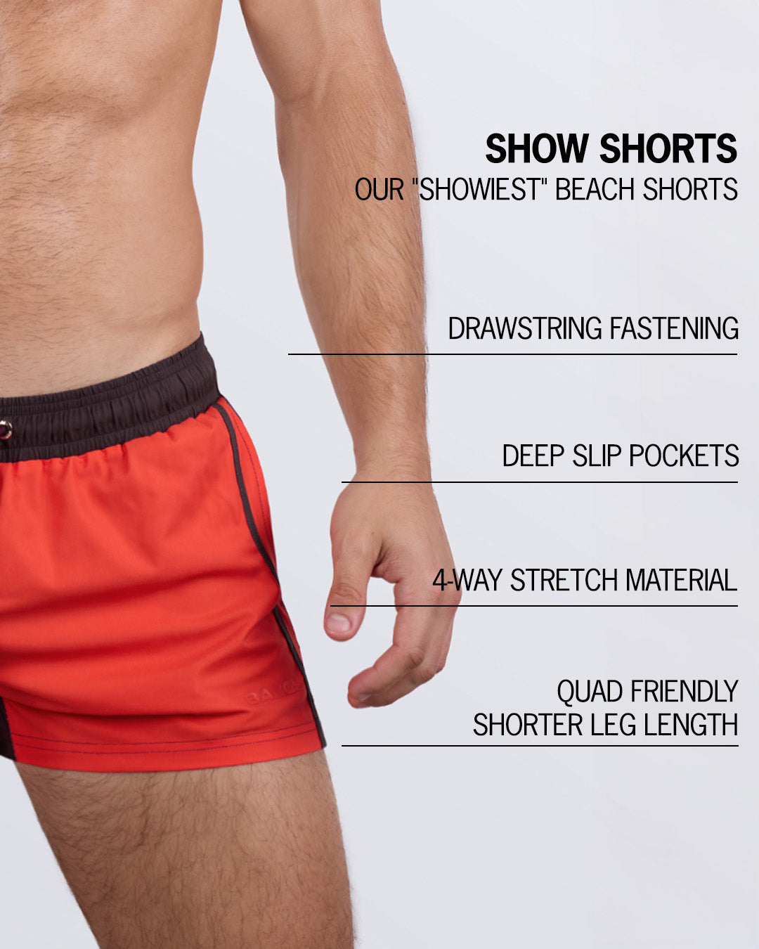 CASINO ROYALE (RED) - Show Shorts