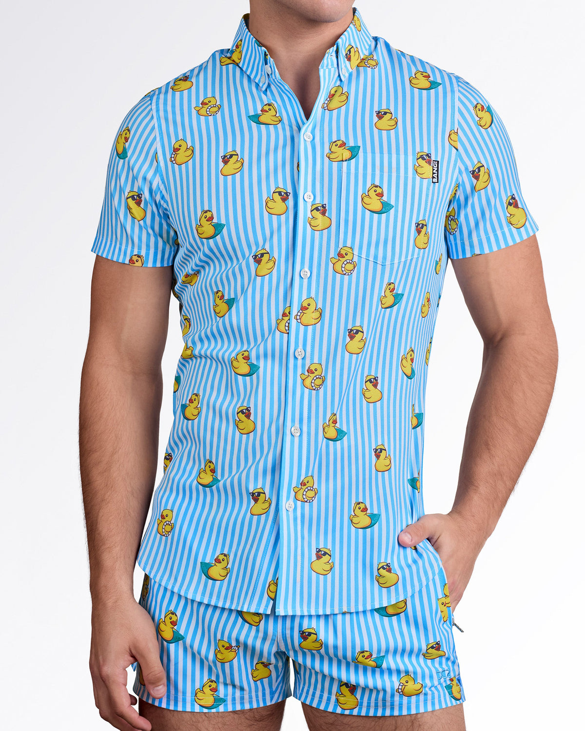 DUCKS JUST WANNA HAVE FUN - Stretch Shirt