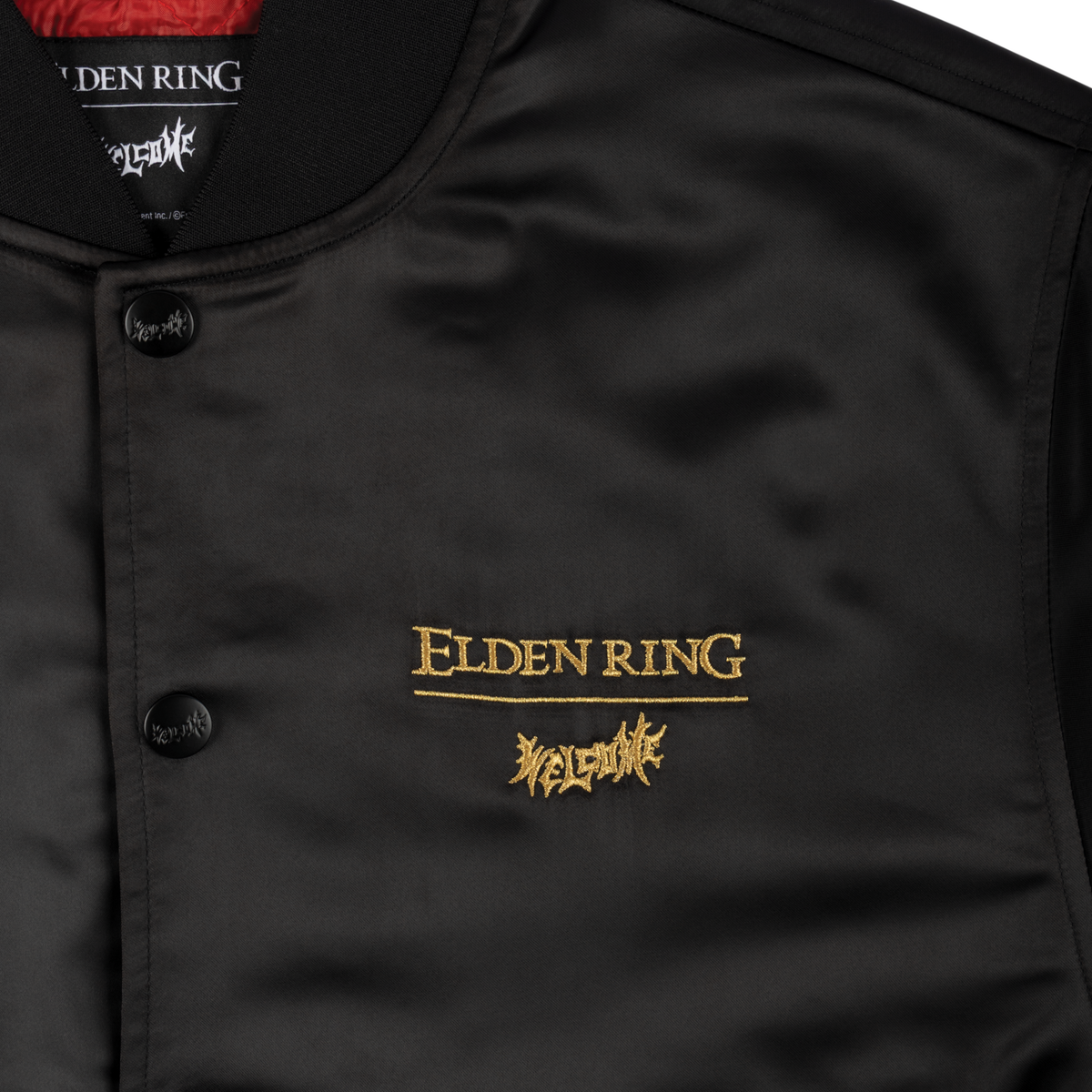 ELDEN RING X WELCOME - Malenia Embroidered Satin Souvenir Jacket
