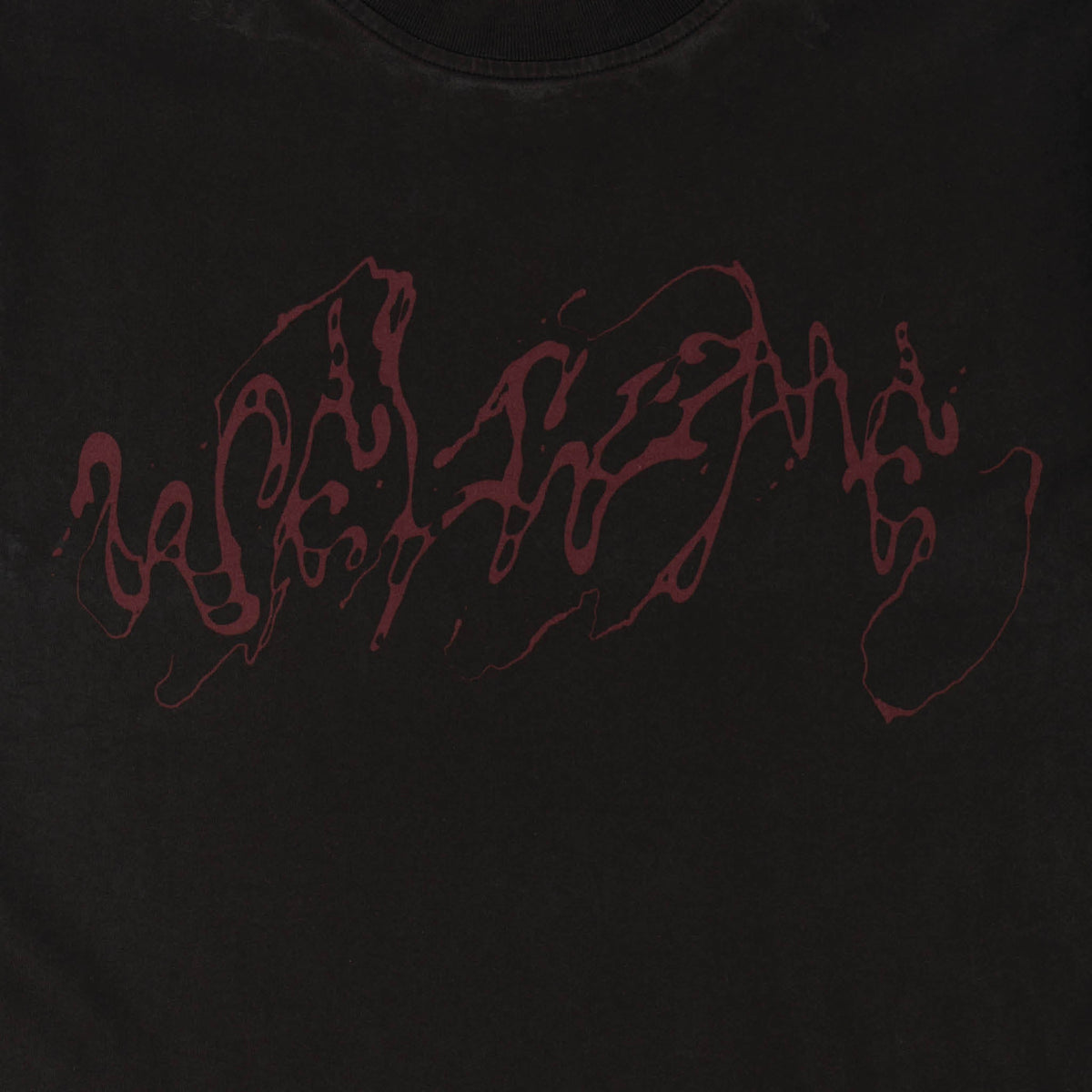 Weep Boxy Overprint Knit Tee