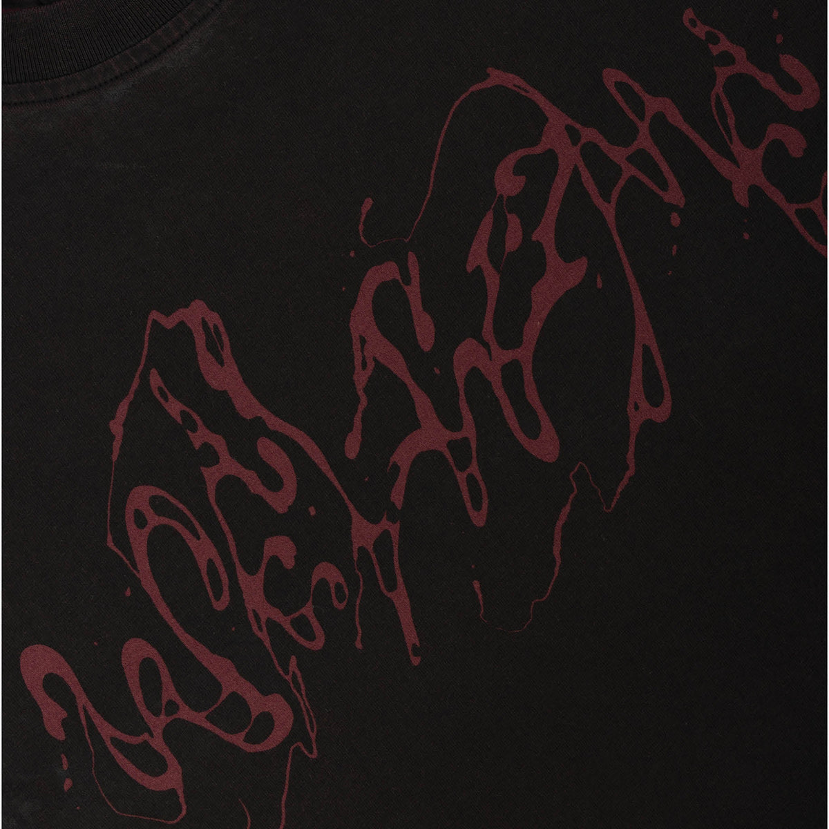 Weep Boxy Overprint Knit Tee