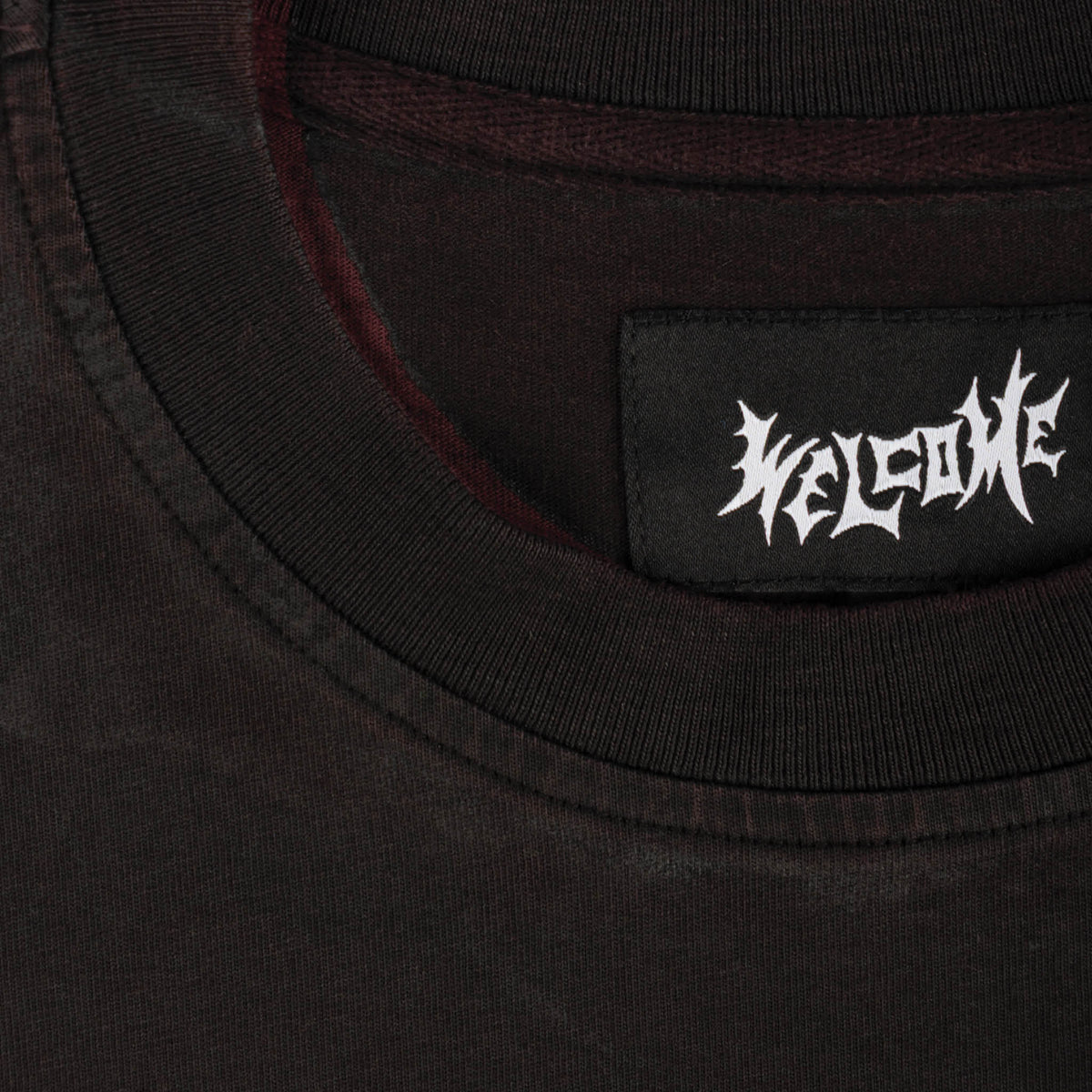 Weep Boxy Overprint Knit Tee