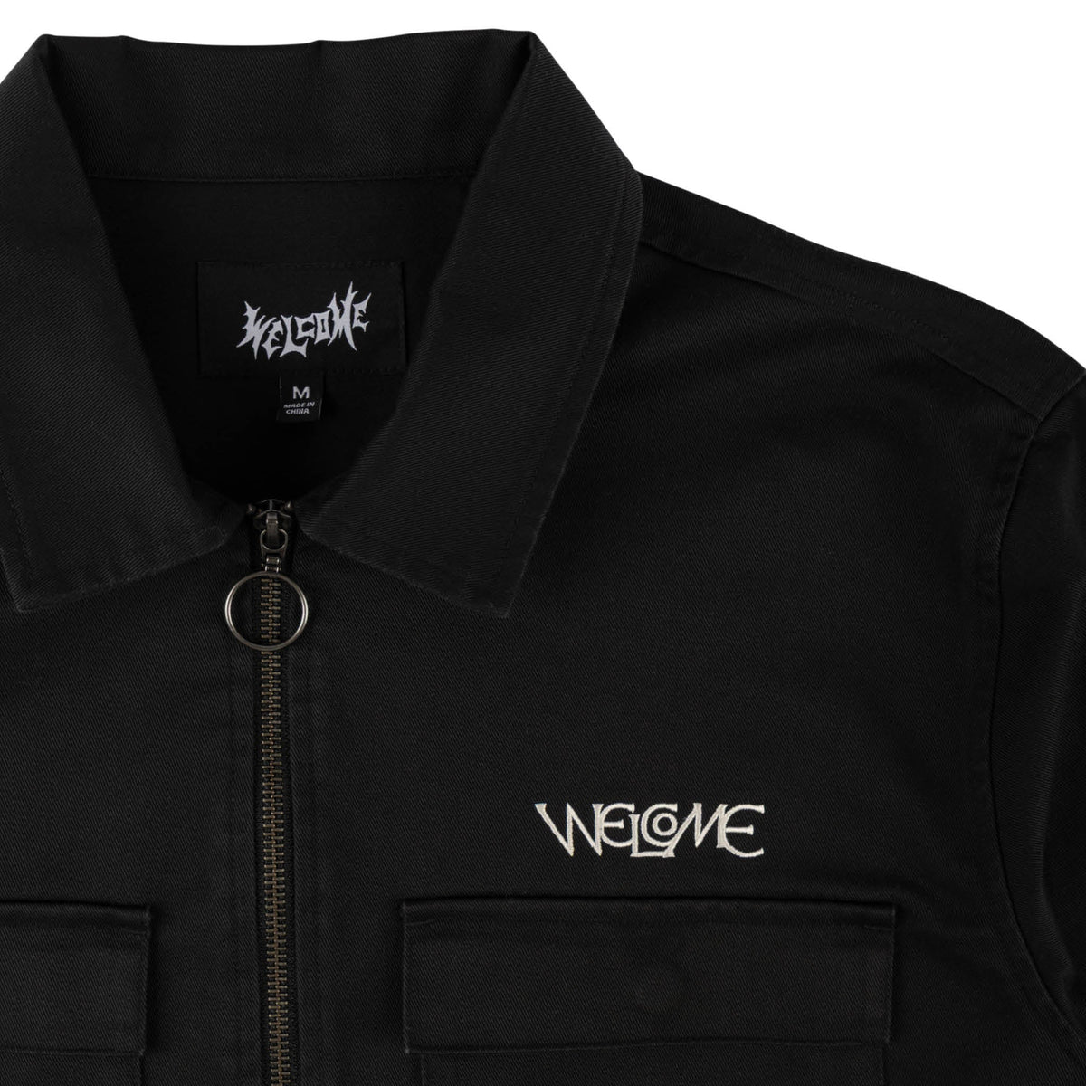 Paladin Twill Zip Work Shirt w/Back Patch