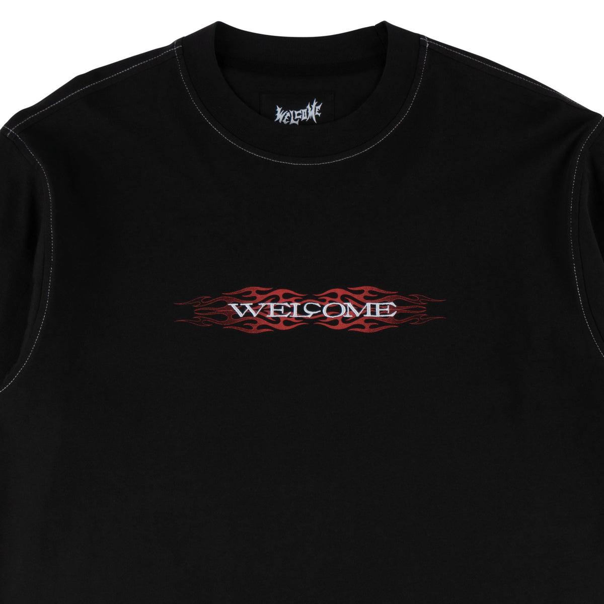 Brevity Garment-Dyed Contrast Stitch Layered Knit