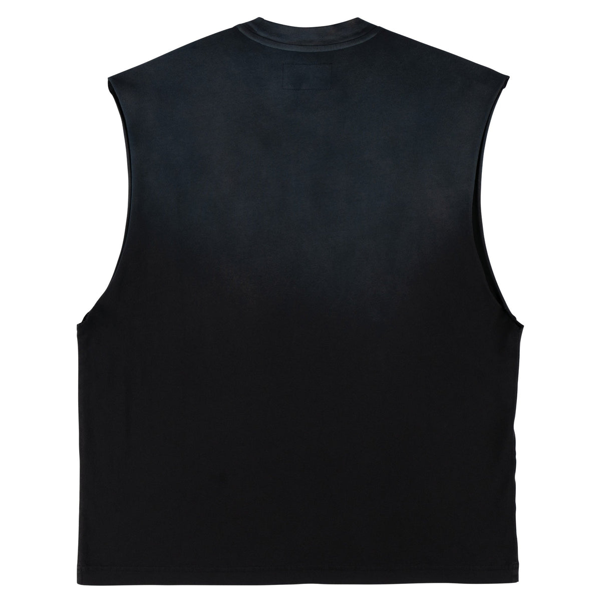 Vamp Embroidered Sun Fade Boxy Sleeveless Knit