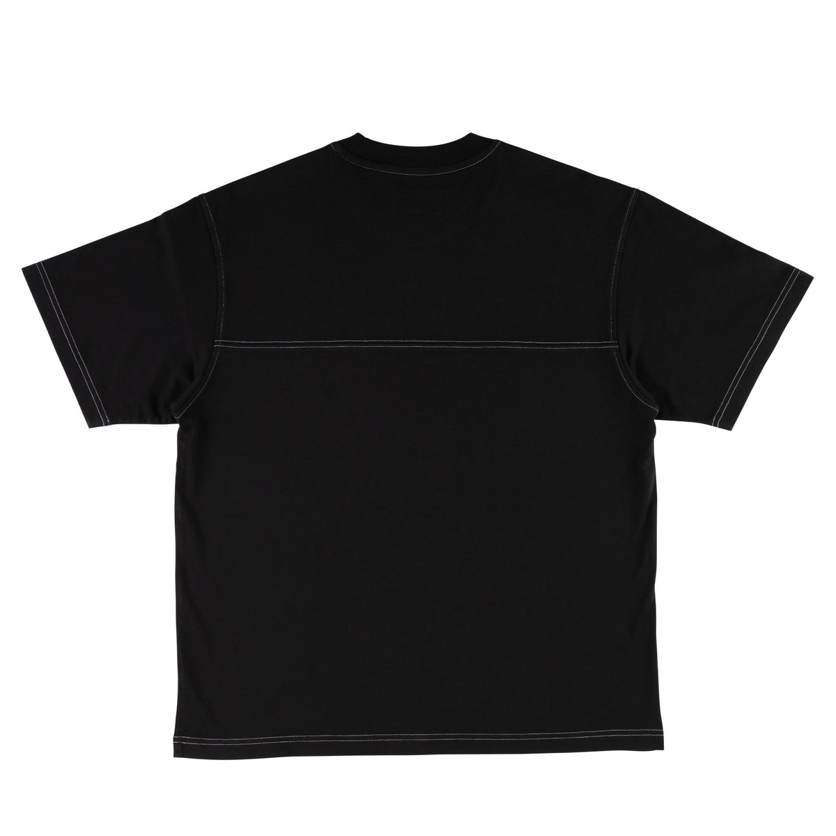 Vamp Boxy Contrast Stitch Football Knit