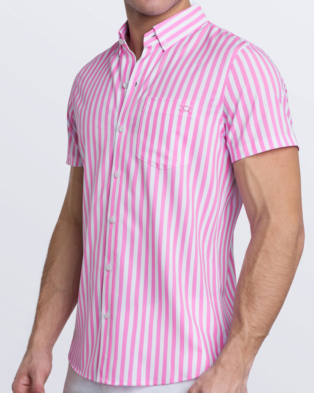 FAST LINES (CHILL PINK) - Stretch Shirt | DC2