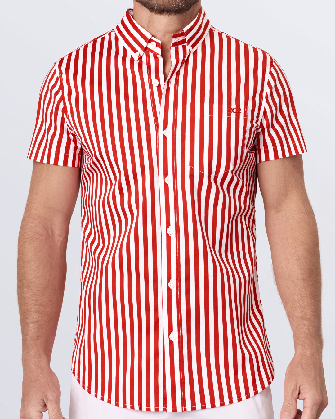 FAST LINES (RAPID RED) - Cotton Shirt | DC2