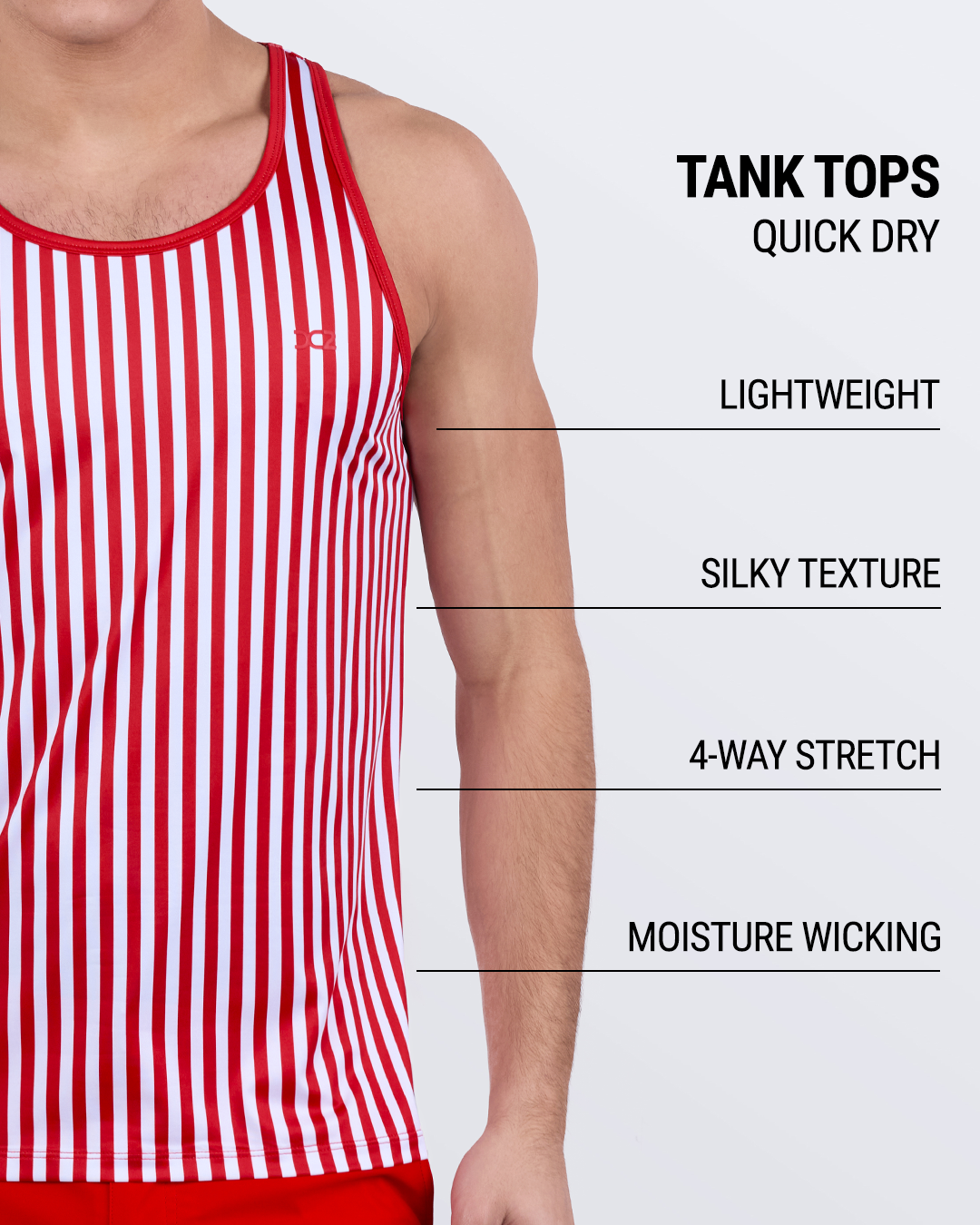 FAST LINES (RAPID RED) - Tank Top | DC2