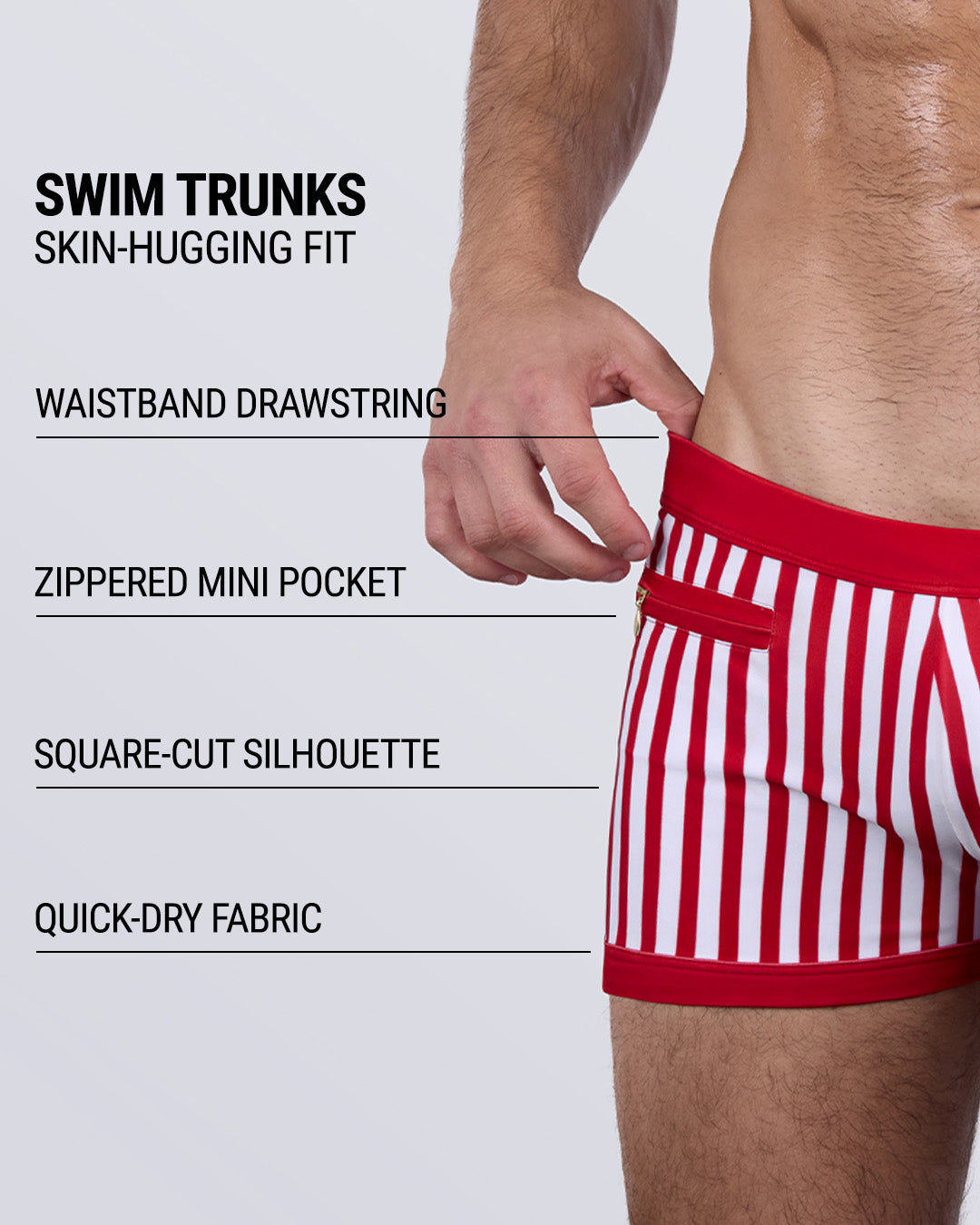 FAST LINES (RAPID RED) - Swim Trunks | DC2
