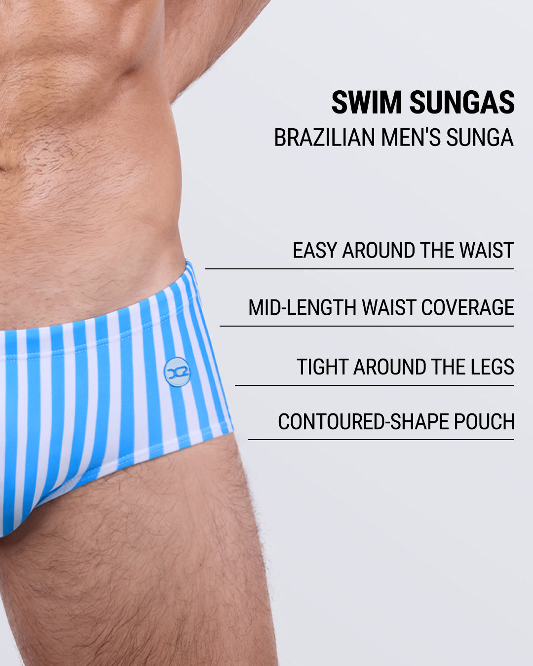 FAST LINES (SKY BLUE) - Swim Sunga | DC2