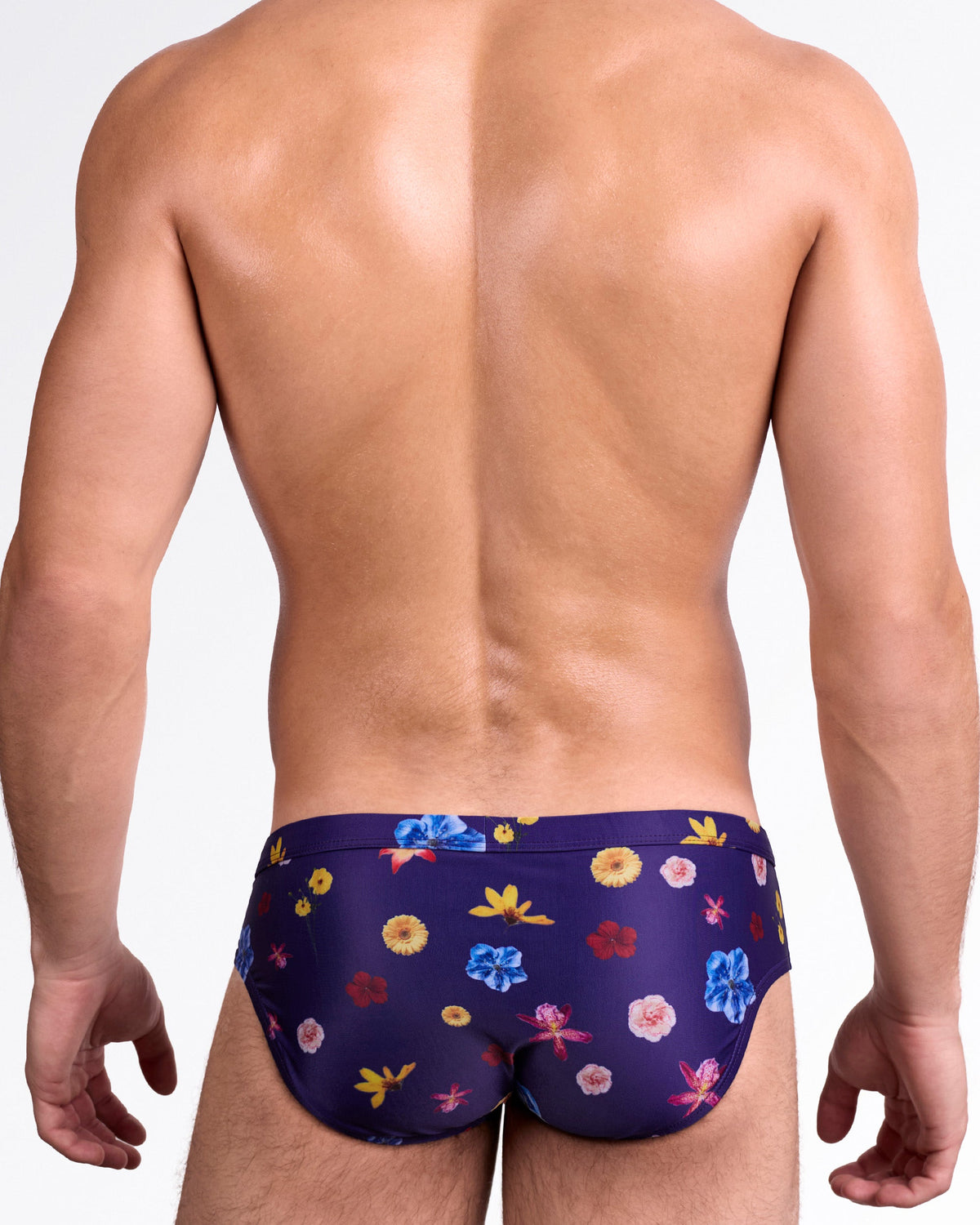FLOWER POWERS (BLUE) - Swim Brief | DC2