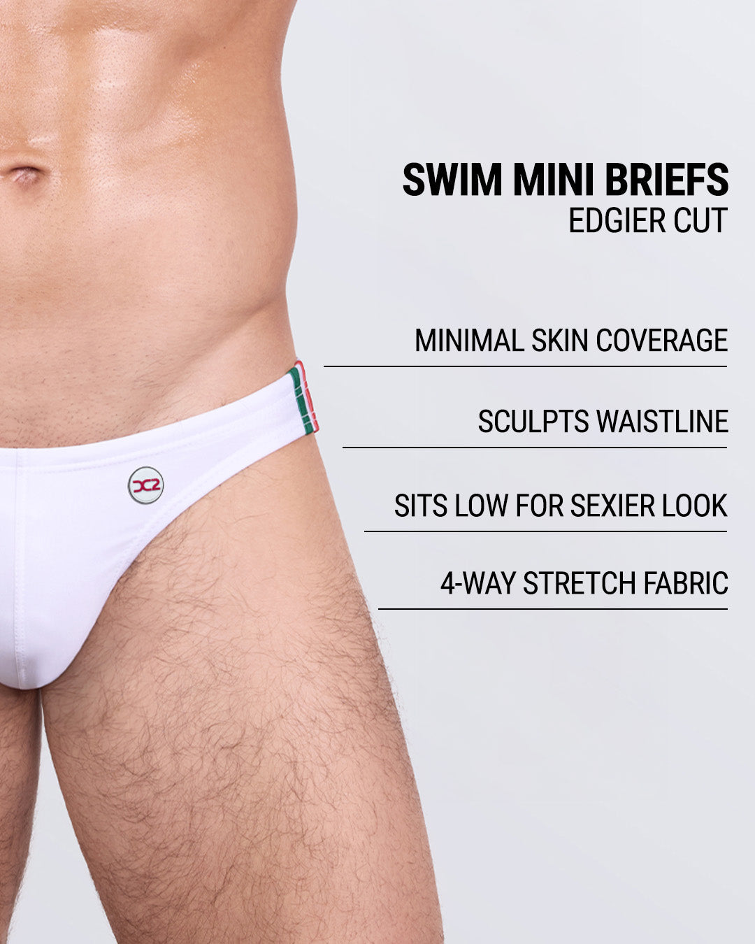 FORZA WHITE - Swim Mini Brief | DC2
