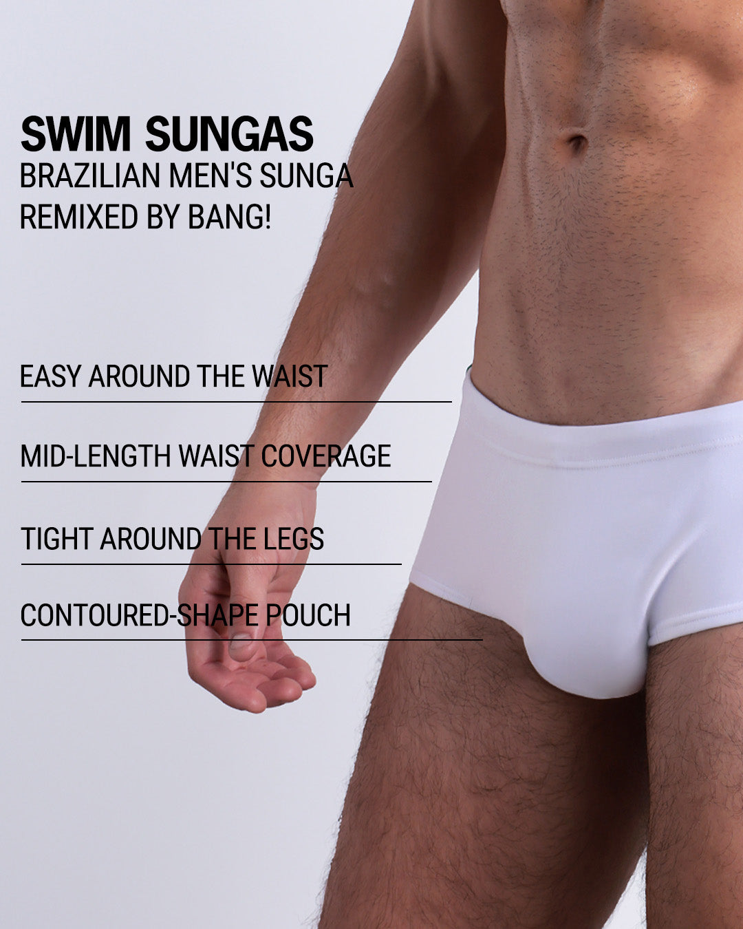 FORZA WHITE - Swim Sunga | DC2