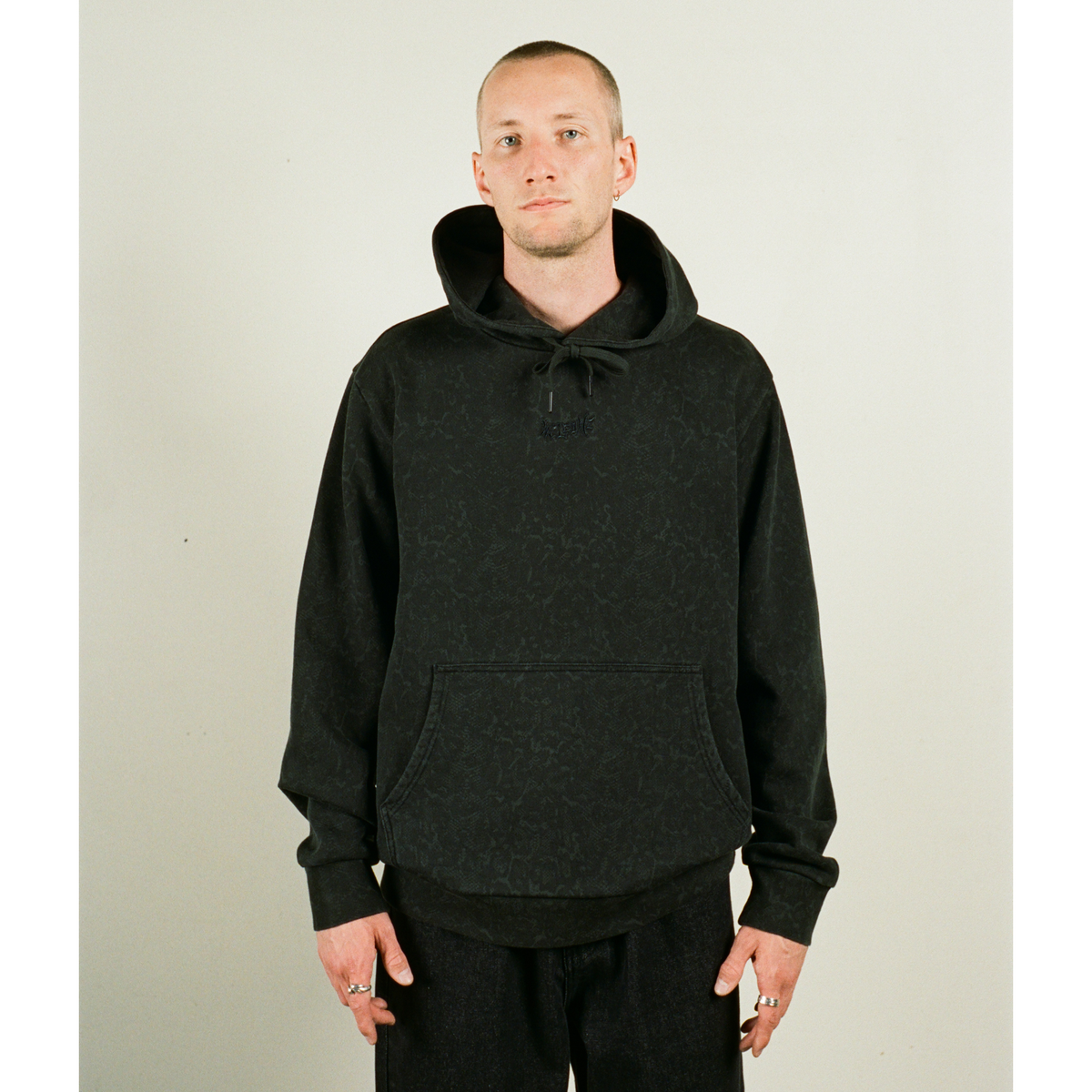 Serpent Animal Print Pullover Hoodie