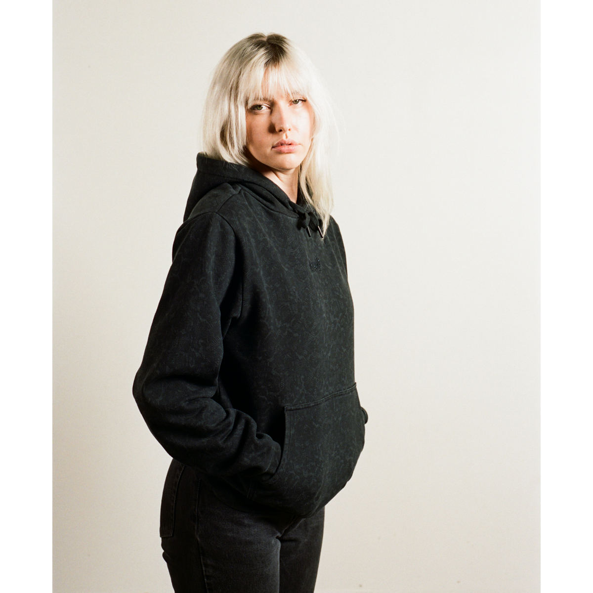 Serpent Animal Print Pullover Hoodie