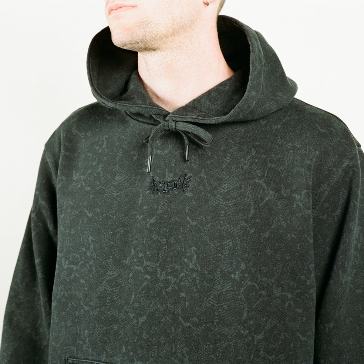 Serpent Animal Print Pullover Hoodie