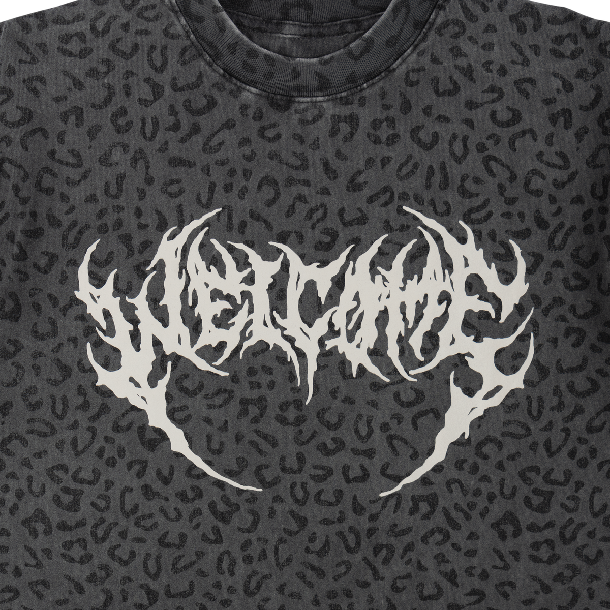 Fang Boxy Garment-Dyed Printed Tee