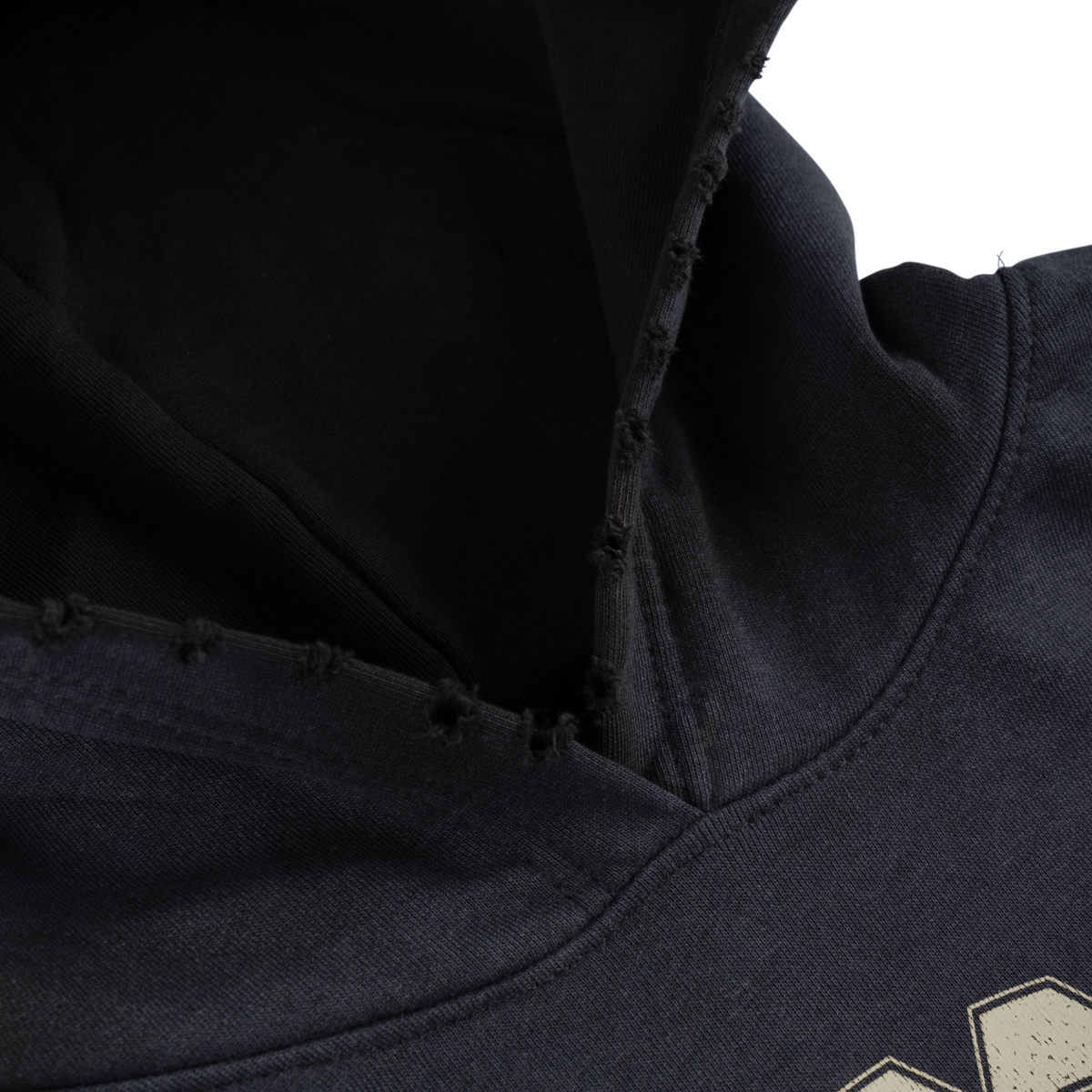 Coupled Sun Fade Distressed Hoodie