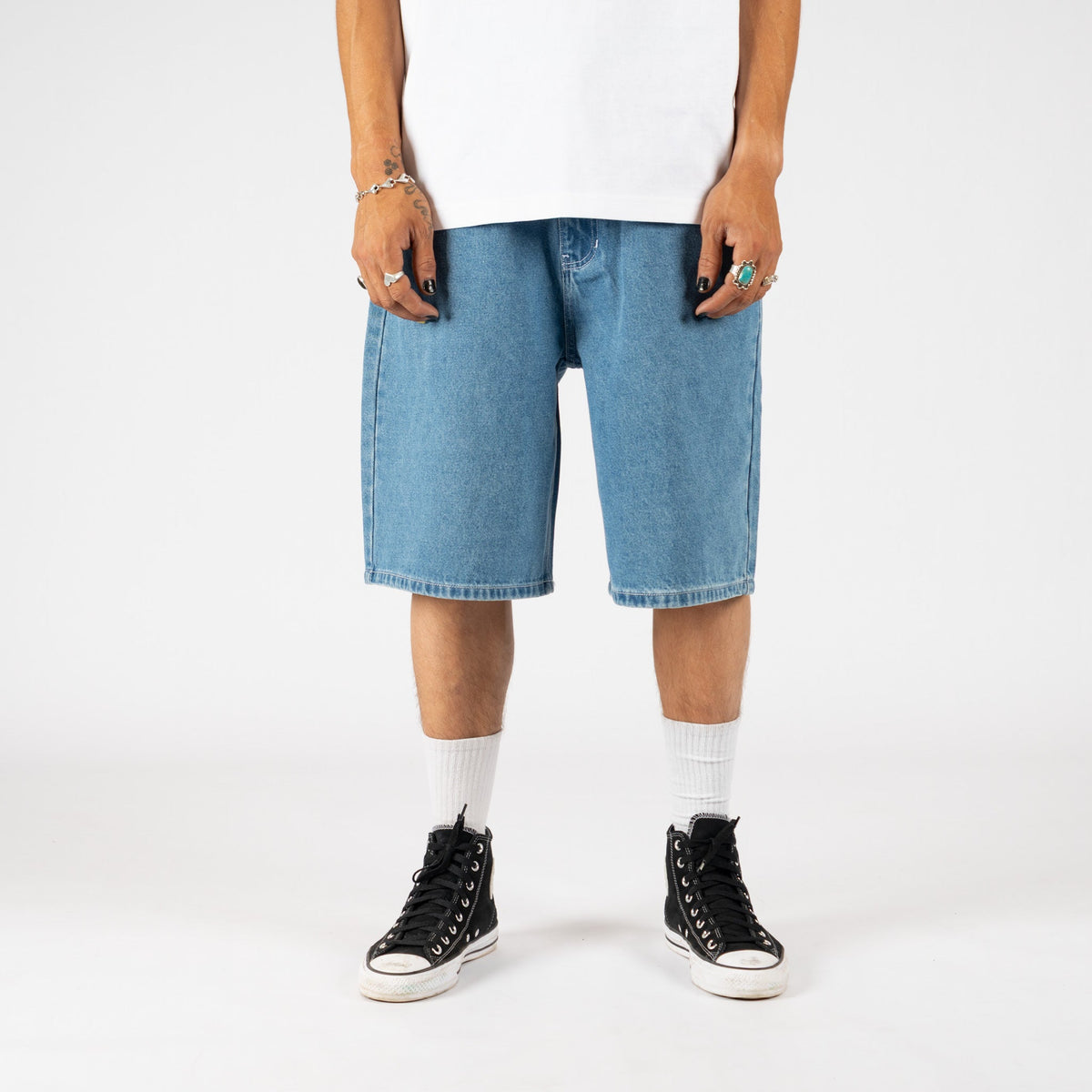 Linger Baggy Denim Shorts