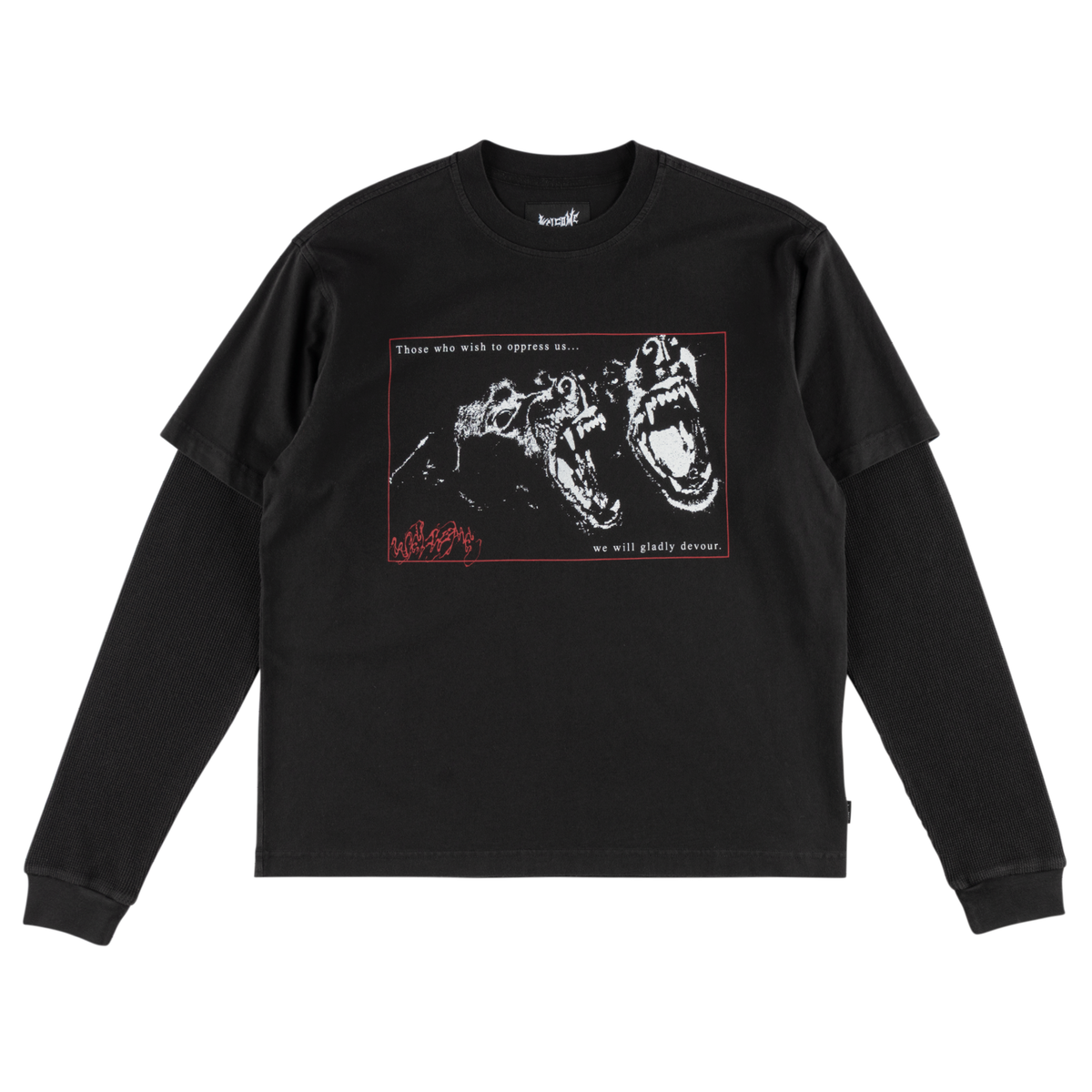Snarl Layered 2fer Tee