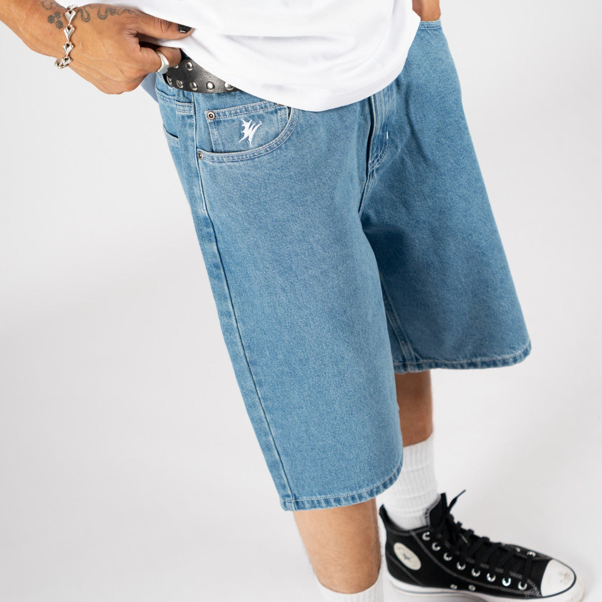 Linger Baggy Denim Shorts