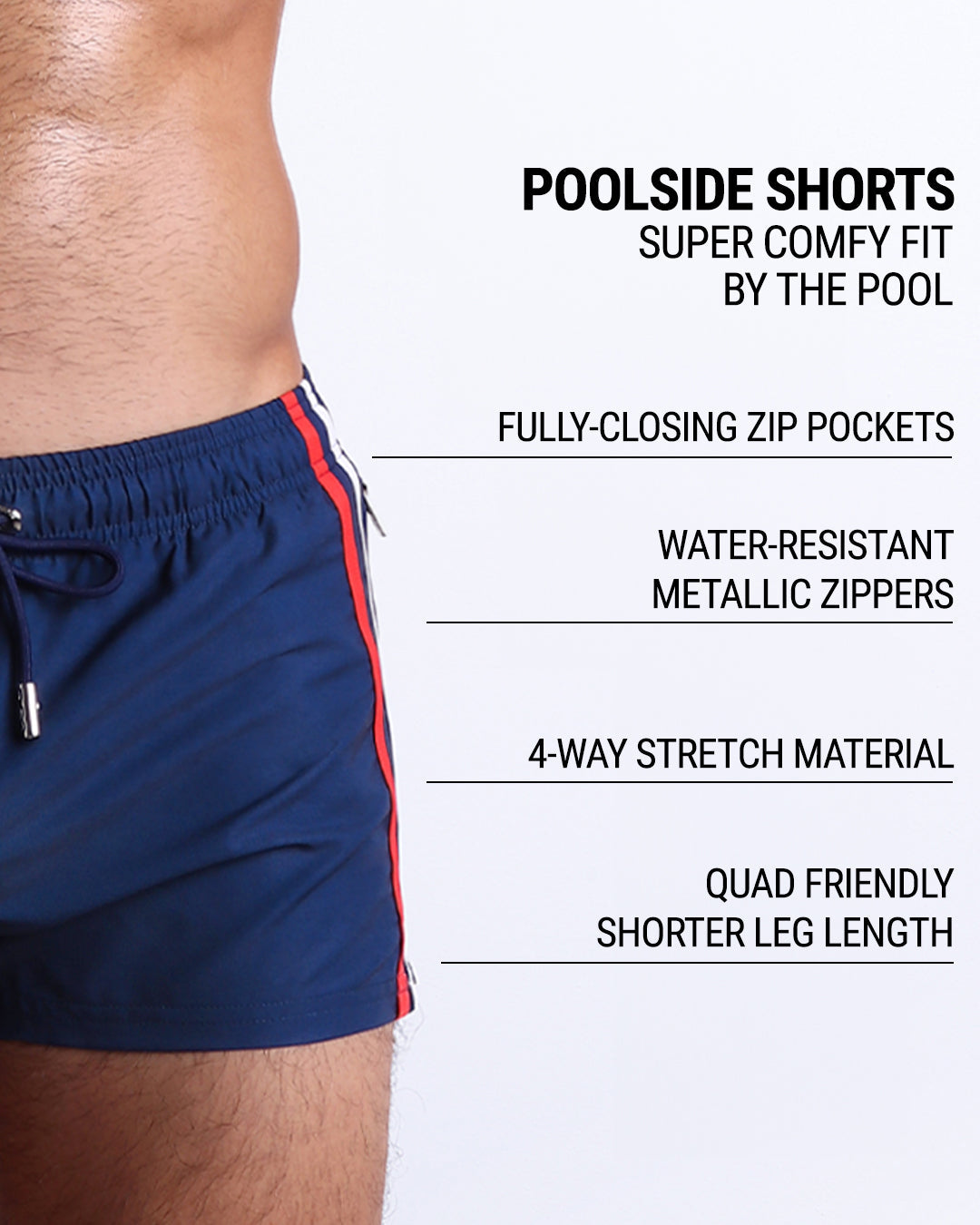 IMPERIAL BLUE - Poolside Shorts | DC2