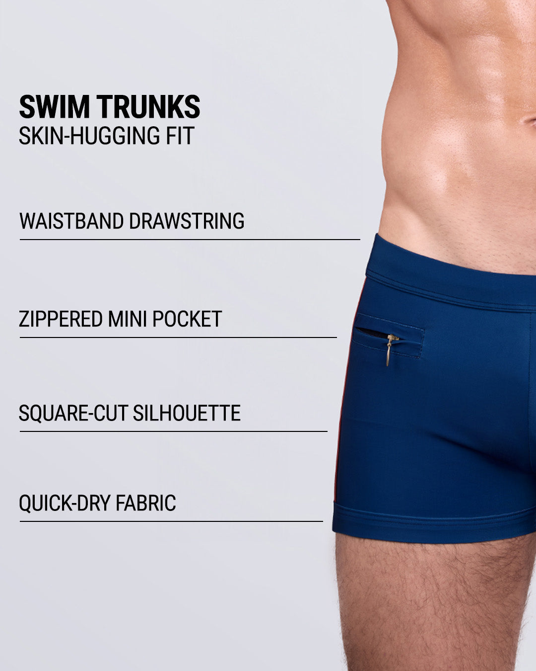 IMPERIAL BLUE - Swim Trunks | DC2