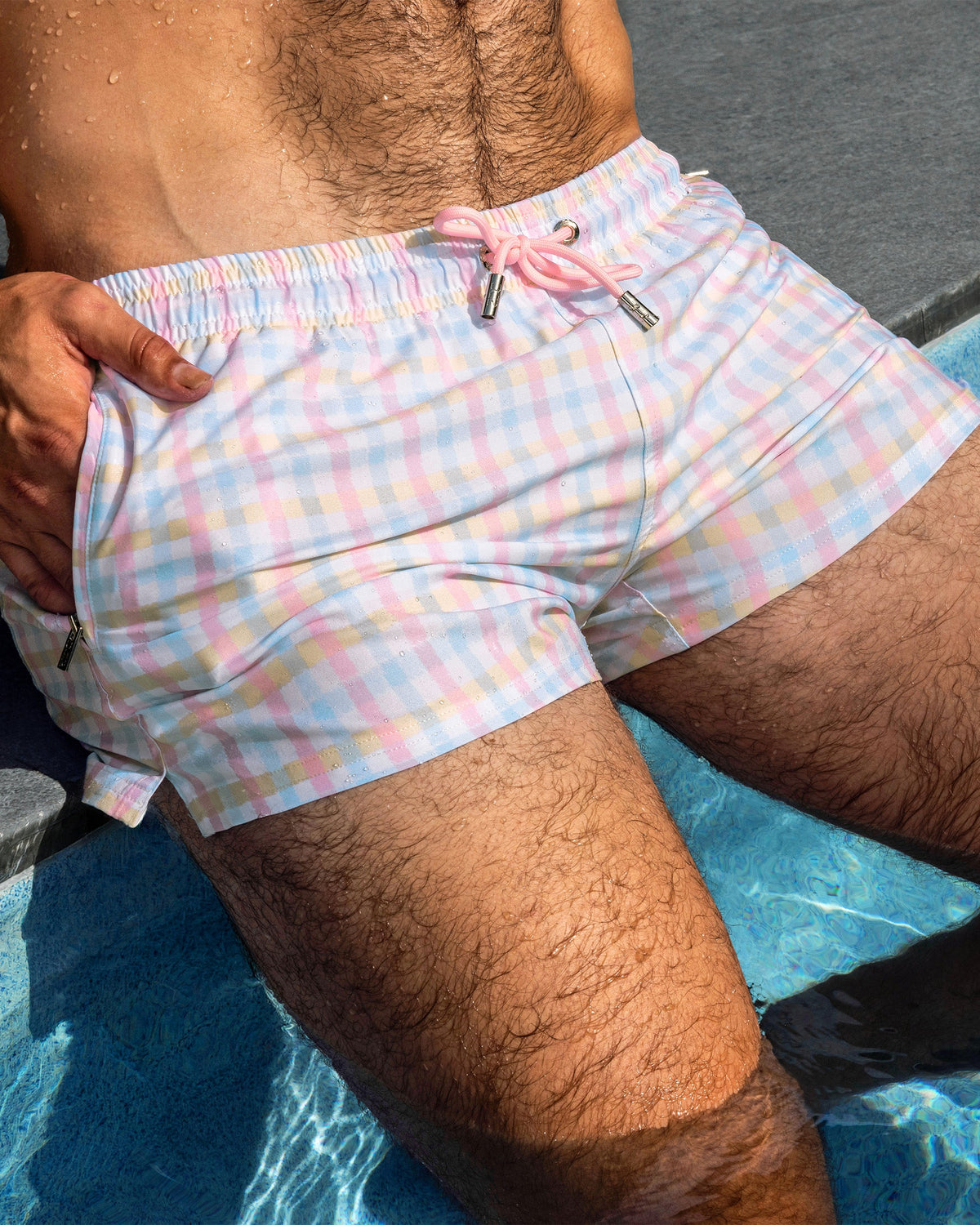 OCEAN DRIVE CHECK - Poolside Shorts | DC2