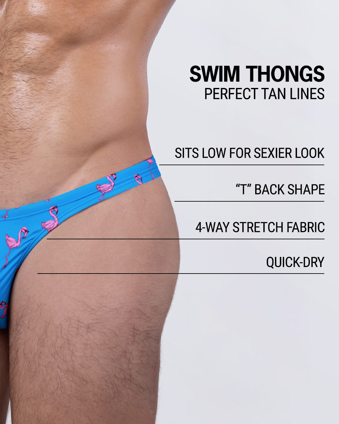 PINK FLAMINGOS - Swim Thong | DC2