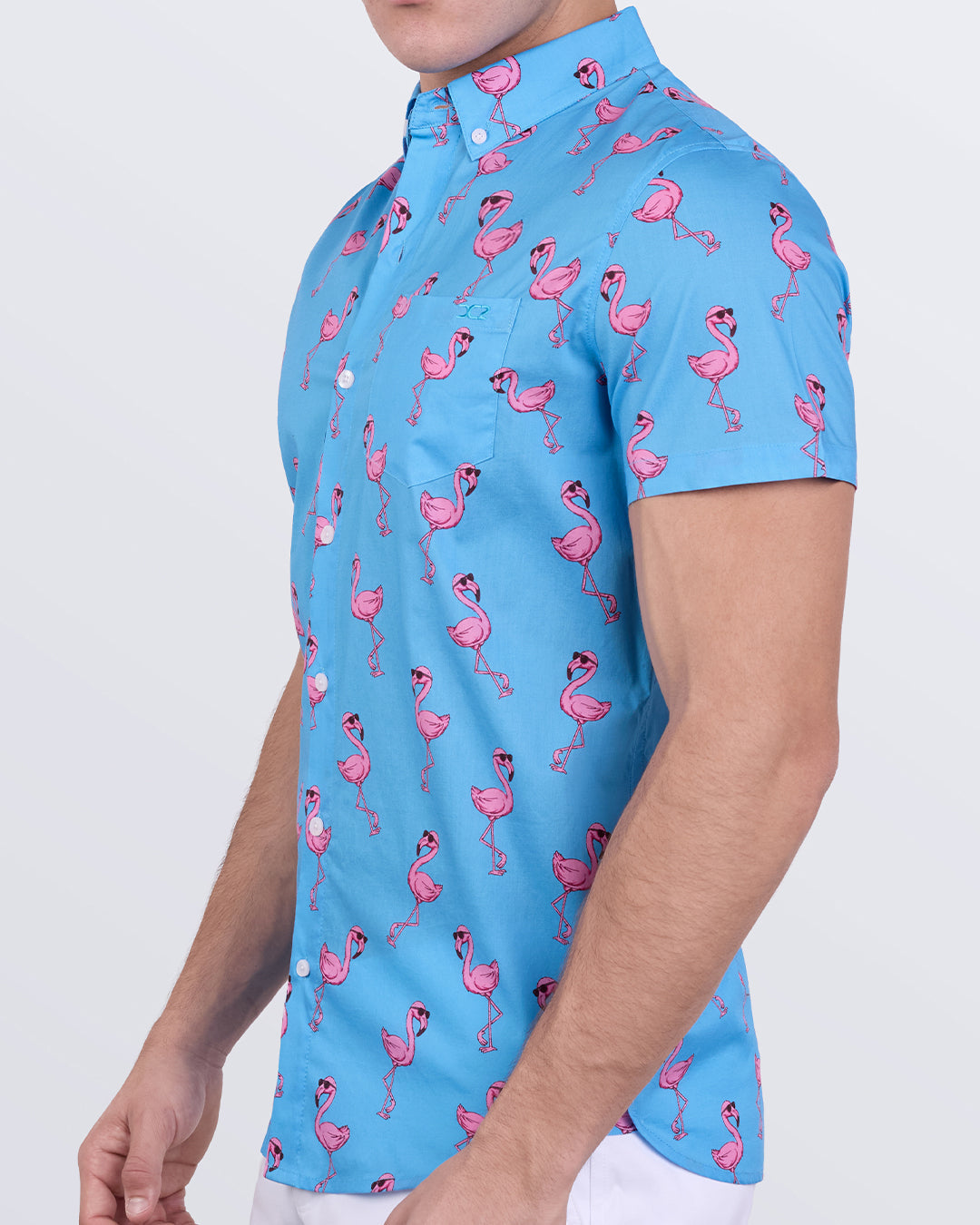 PINK FLAMINGOS - Cotton Shirt | DC2
