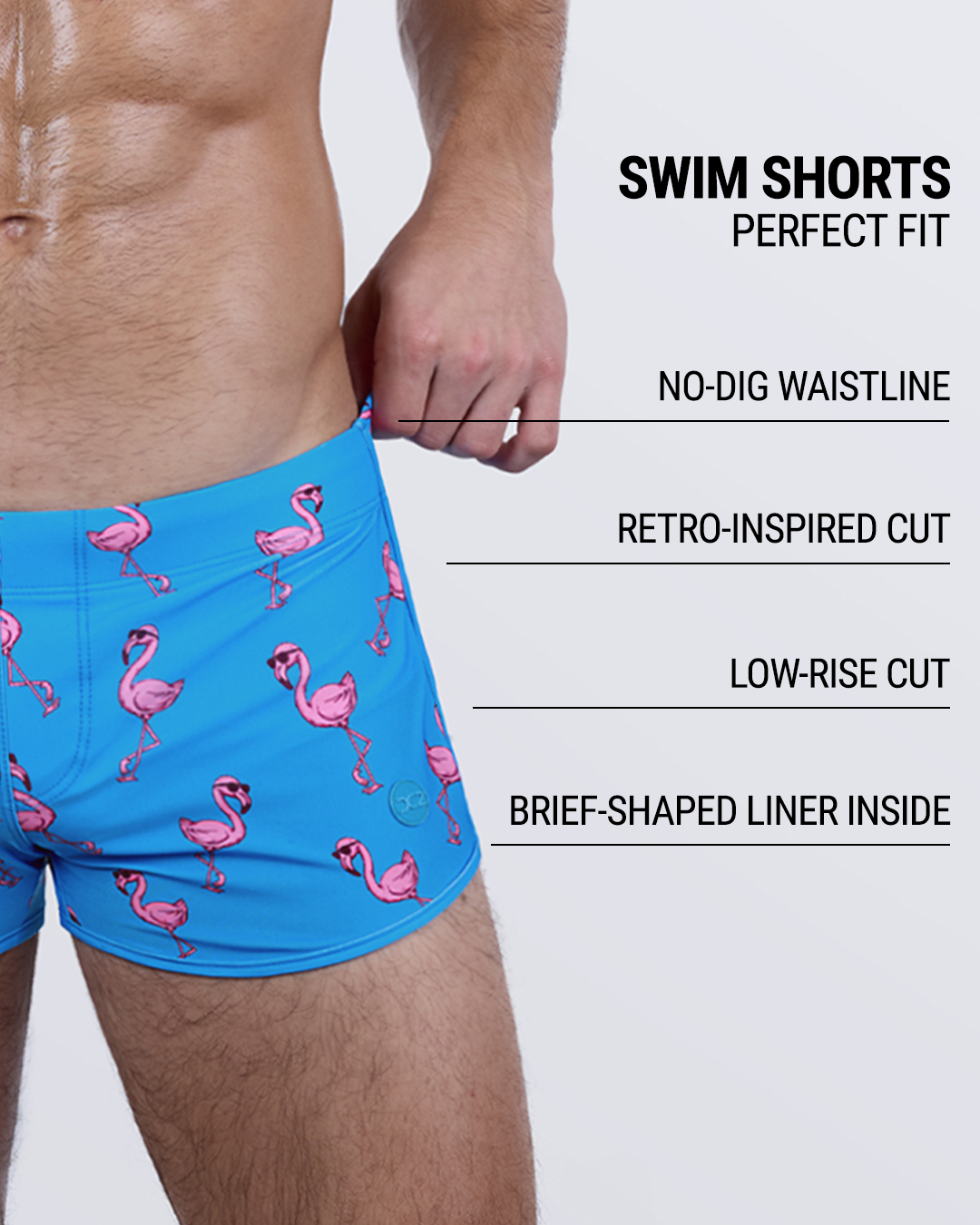 PINK FLAMINGOS - Swim Shorts | DC2