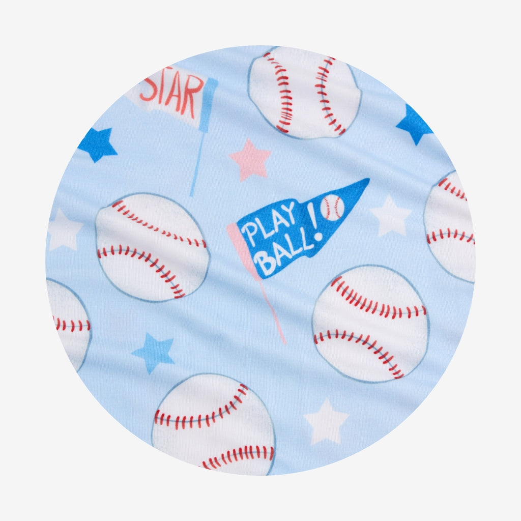 Play Ball Footie Zippered One Piece