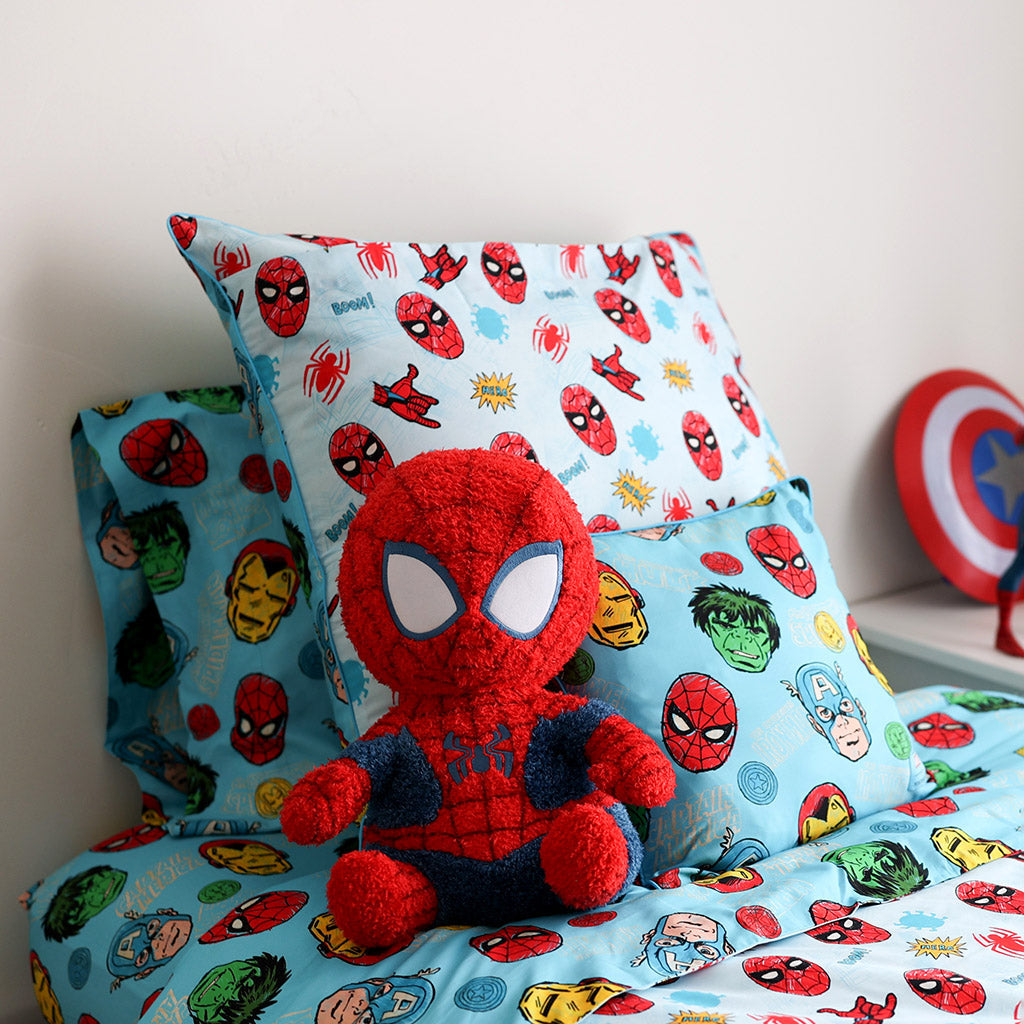 Marvel Heroes Square Throw Pillow Cover