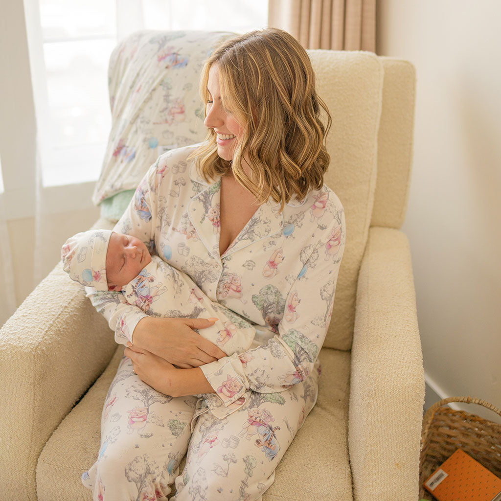 Disney Hundred Acre Wood Swaddle Beanie Set