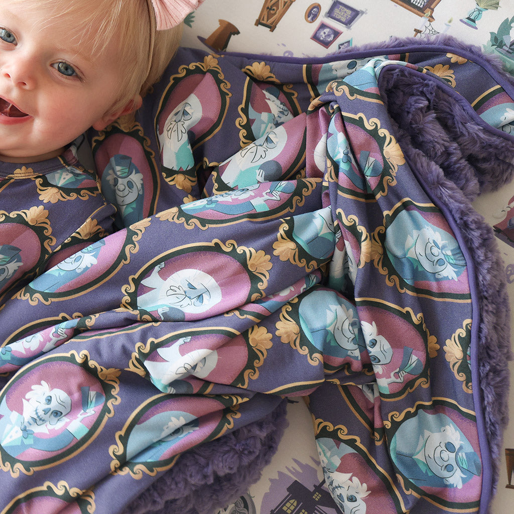 Disney Hitchhiking Ghosts Minky Luxette Patoo® Blanket